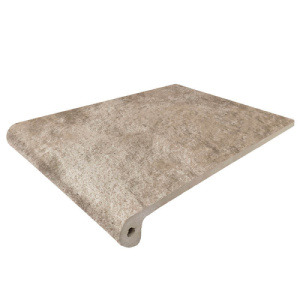 Ступень фронтальная керамическая 40x24,5 рельефная mink Manhattan EXAGRES